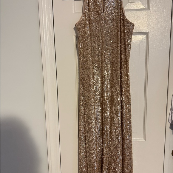 Ann Taylor Gold Sequin Dress - Picture 5 of 5